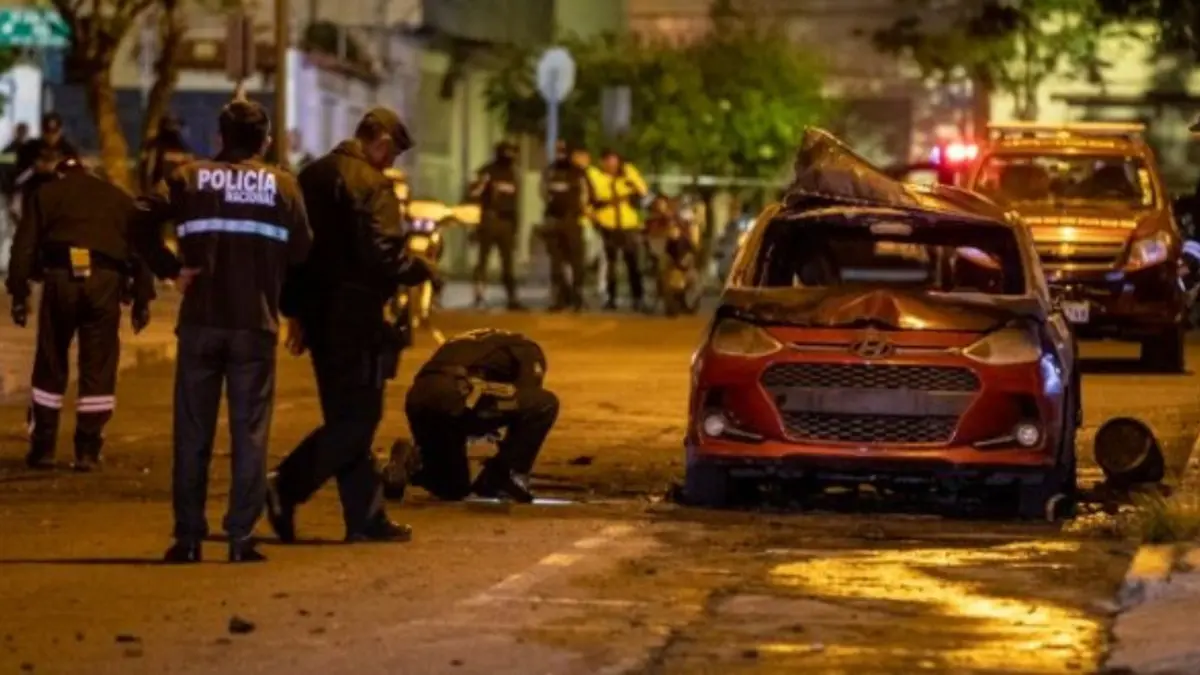 Explota un segundo coche bomba en capital ecuatoriana