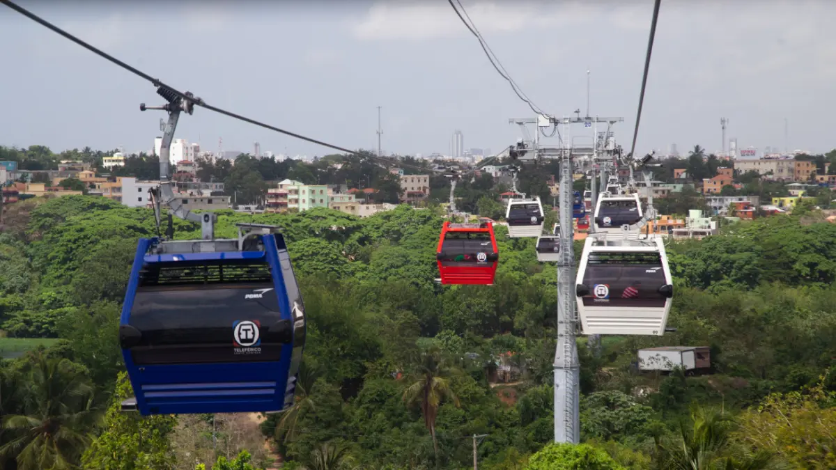 Suspenden servicio de Teleférico Santo Domingo por Franklin