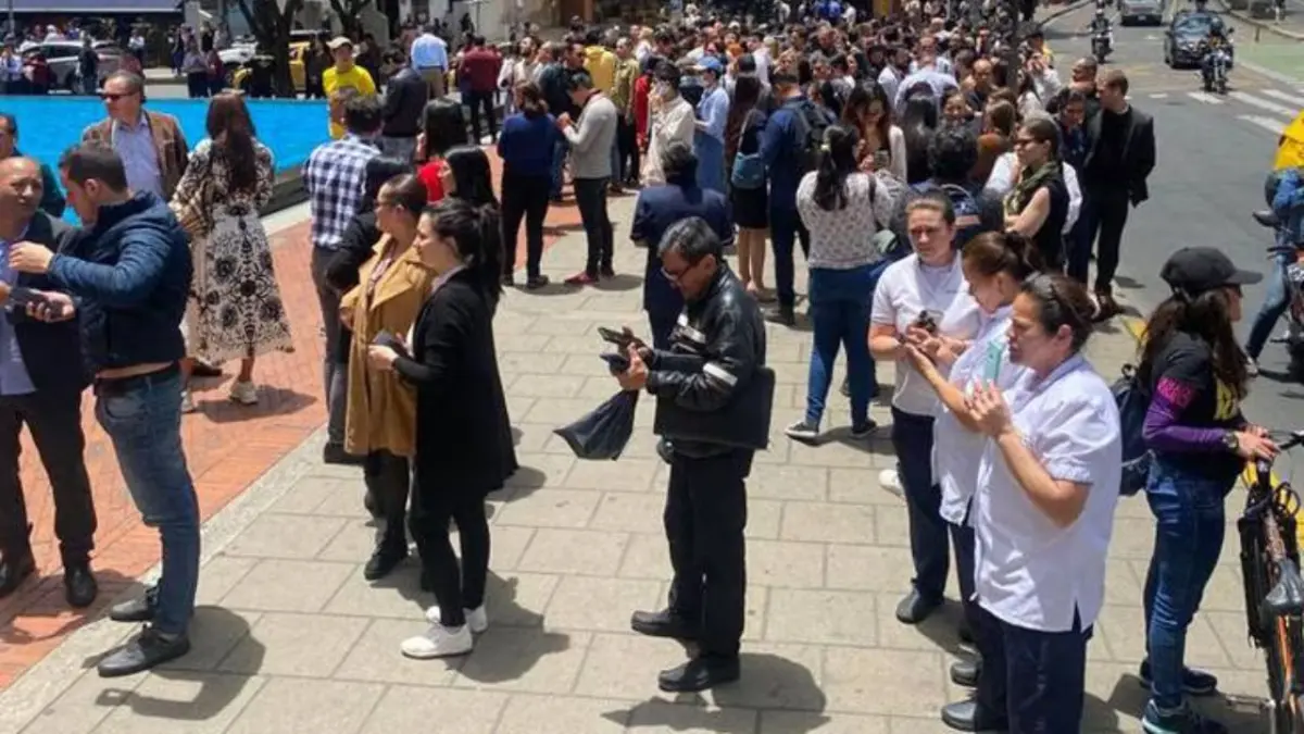 Temblor de magnitud 6,1 sacude a Colombia