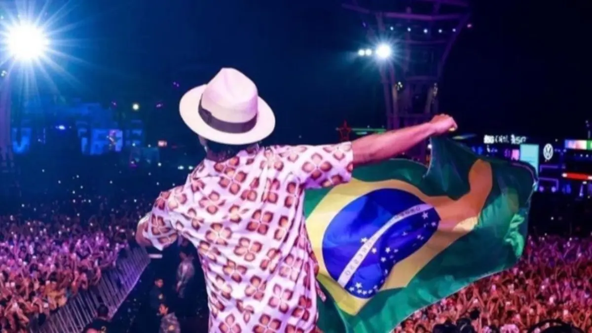 Bruno Mars despierta pasiones en su regreso a Brasil