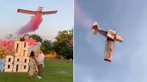 Avioneta se estrella durante fiesta revelación de sexo; piloto fallece