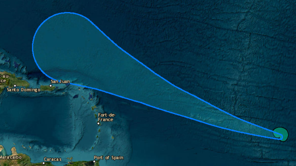 Tormenta tropical Lee se fortalece