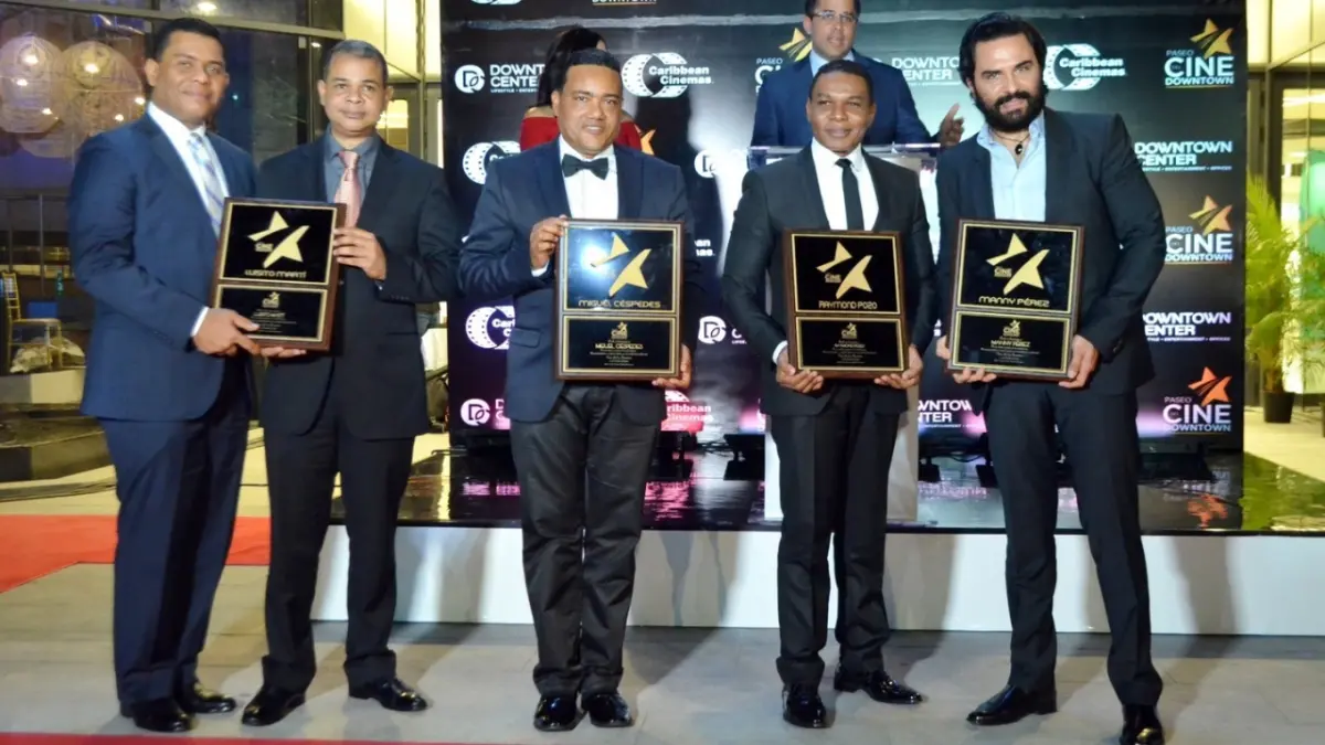 Caribbean Cinemas reconocerá a 5 estrellas de la industria cinematográfica dominicana