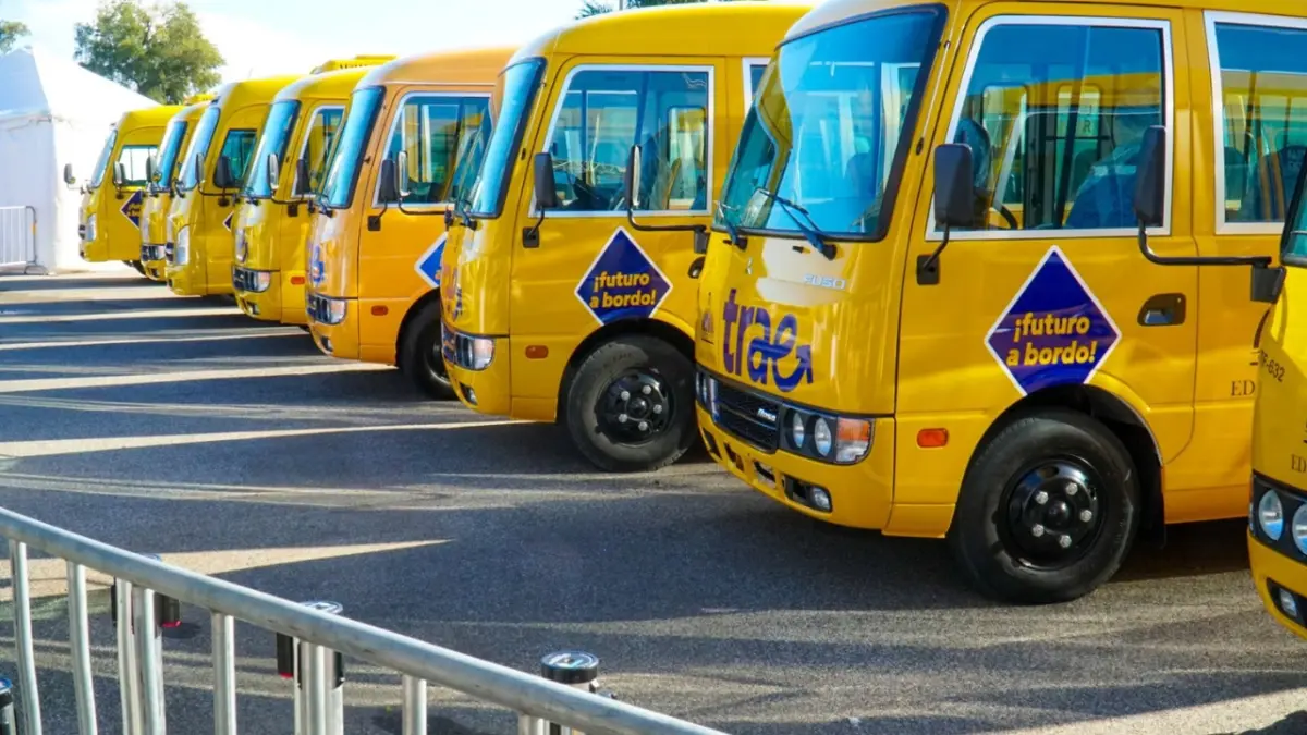 Revelan en primera licitación para adquirir transporte escolar “se coló” una empresa