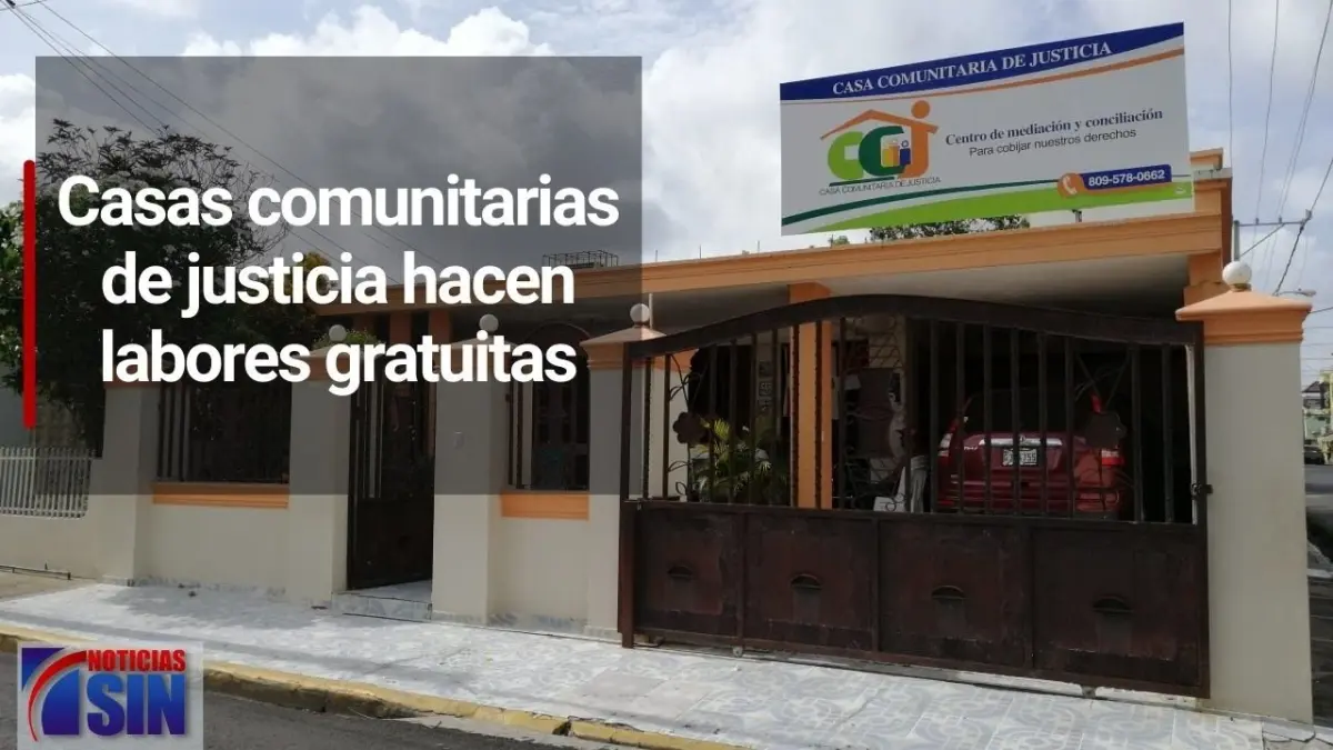 Casas comunitarias de justicia hacen labores gratuitas