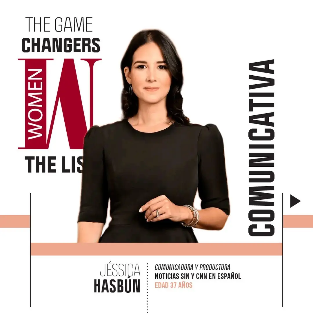 Jessica Hasbun entre las 25 mujeres que integran listado de “Game Changers”