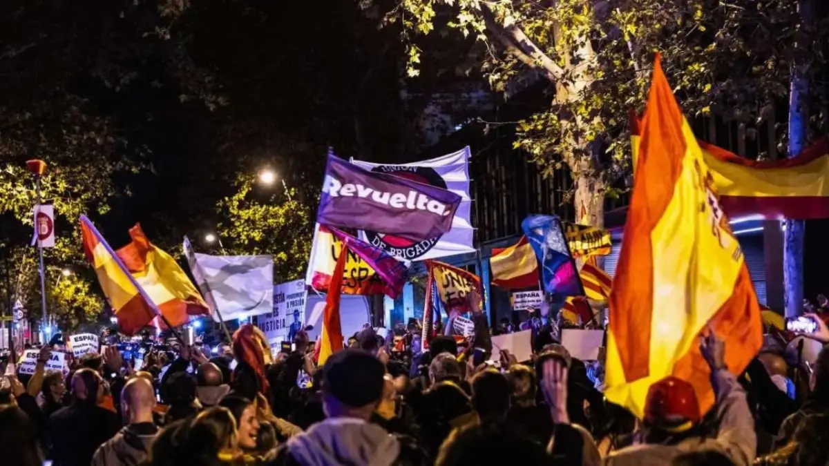 Protestas contra una amnistía a independentistas se repiten en España