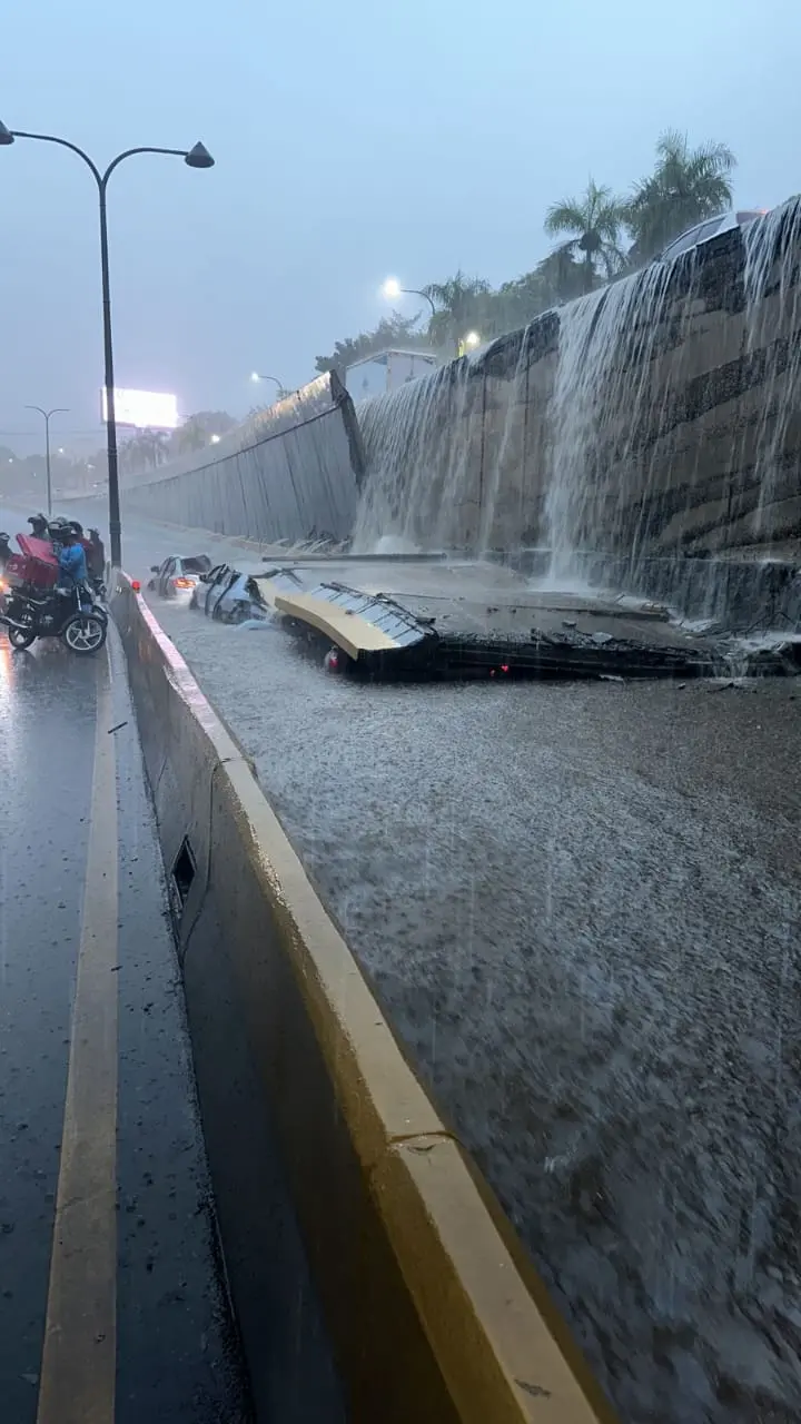 Dos de las víctimas en derrumbe del desnivel de la 27 de febrero eran padre e hija