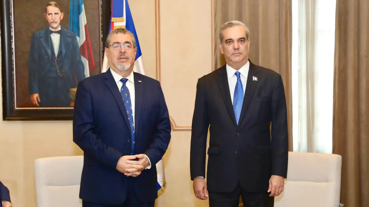 Abinader expresa su apoyo al recién electo presidente de Guatemala