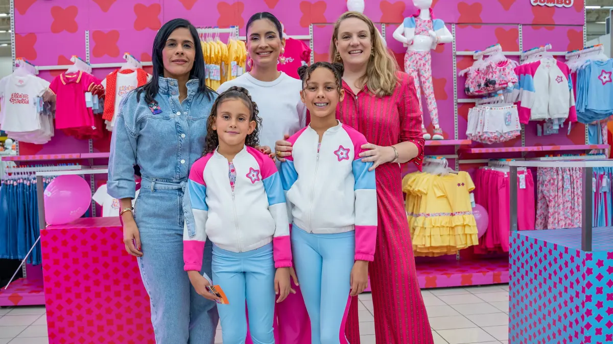 Moda Jumbo presenta junto a Helen Blandino su primera colección infantil “Ella y Stella”