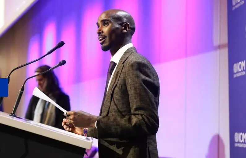 La agencia de migración de la ONU nombra a Mo Farah como su embajador de buena voluntad