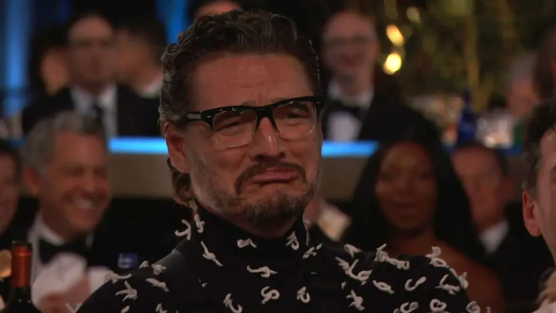 Pedro Pascal se convierte en el primer meme de 2024 en los Globos de Oro