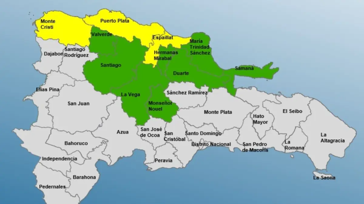 COE mantiene 11 provincias en alerta por sistema frontal