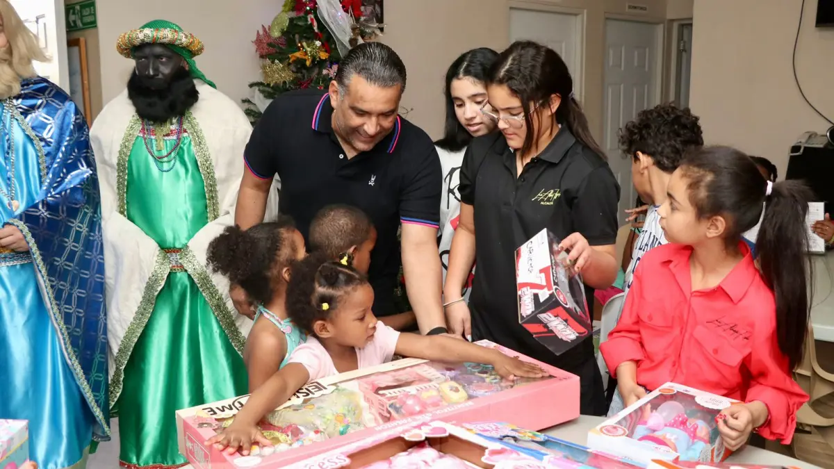Luis Alberto: en este Día de Reyes me satisface ver una sonrisa en cada niño