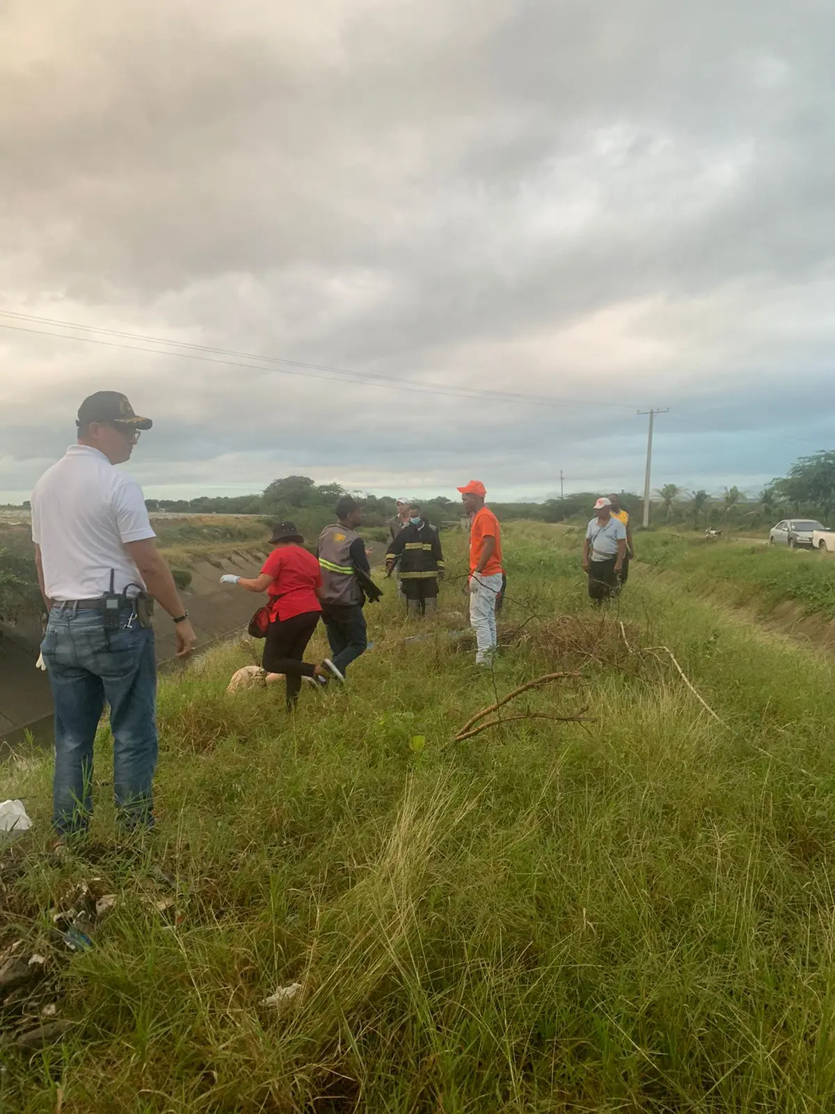 Defensa Civil de Santiago recupera cadáver en canal de riego Ulises Francisco Espaillat