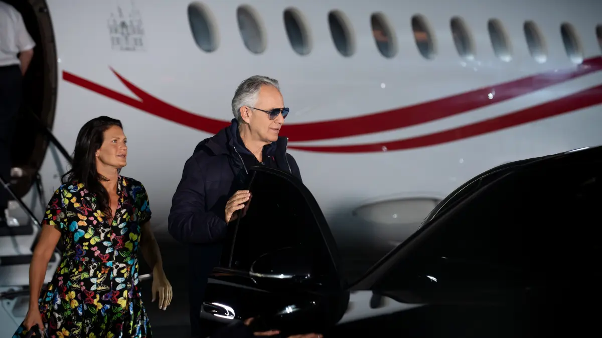 Andrea Bocelli ya en RD para su concierto de este sábado
