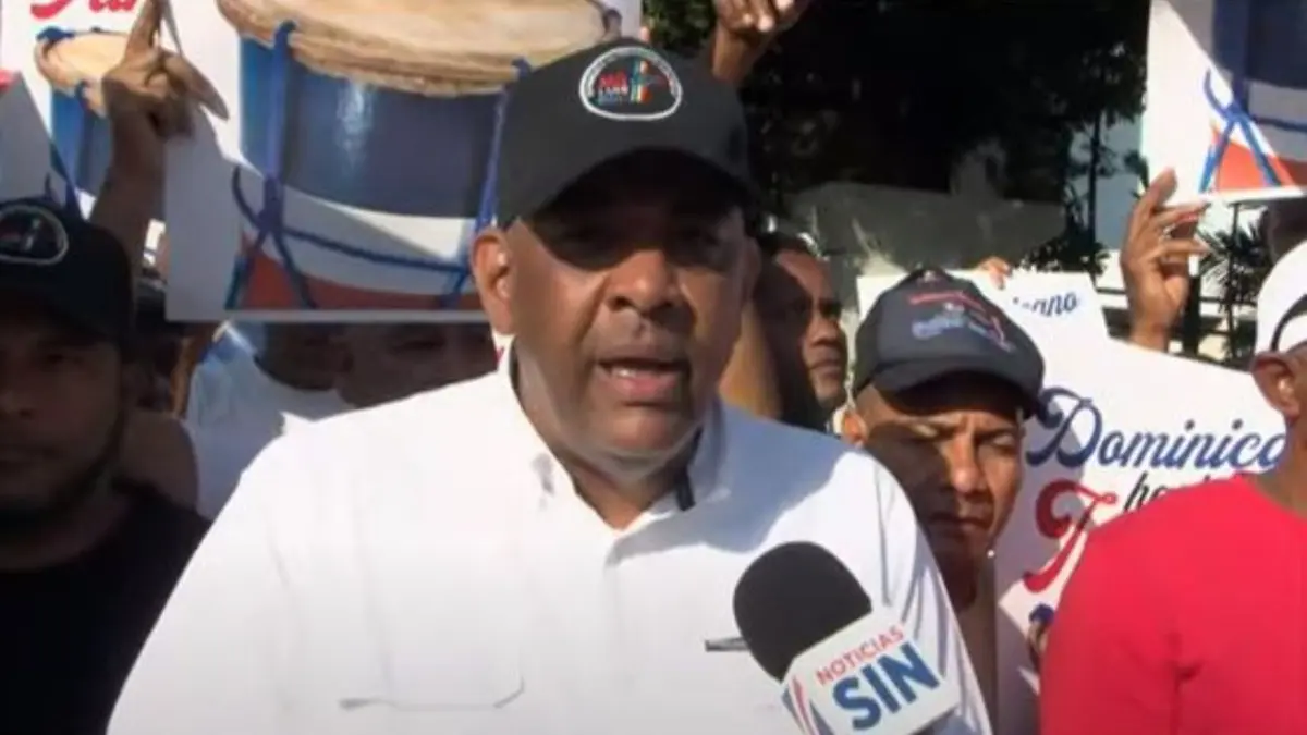 Simpatizantes expresan apoyo al gobierno de Luis Abinader