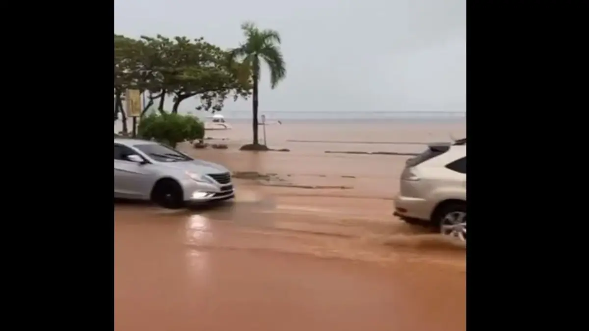 Se inunda muelle recién inaugurado en Samaná