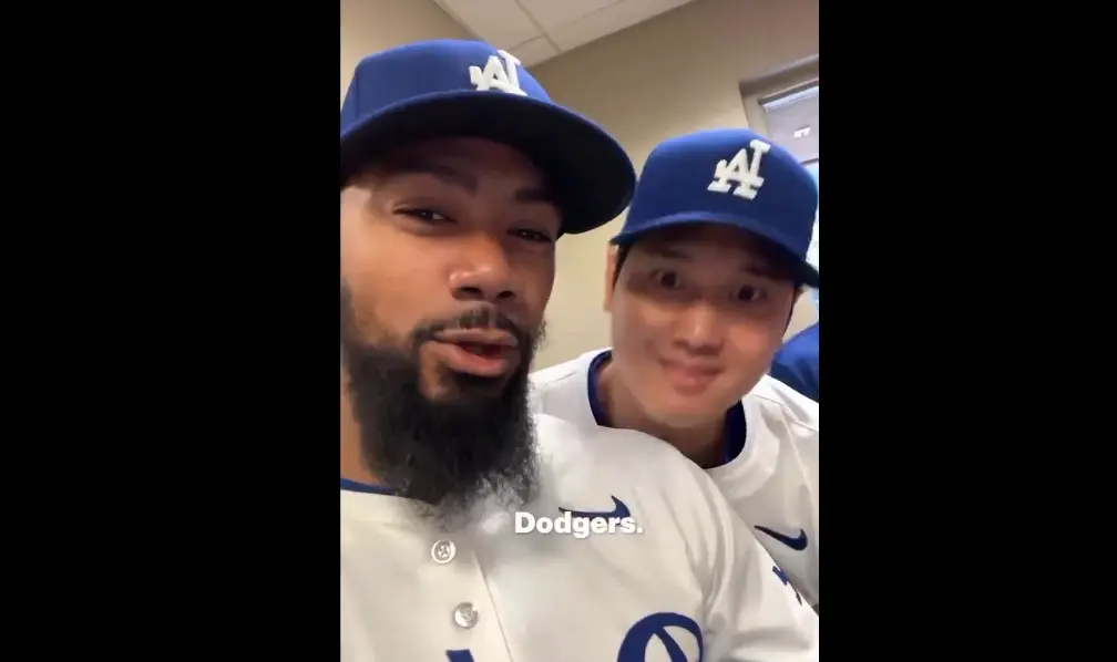 Teoscar Hernández pone a Ohtani y Yamamoto a decir “buenos días”