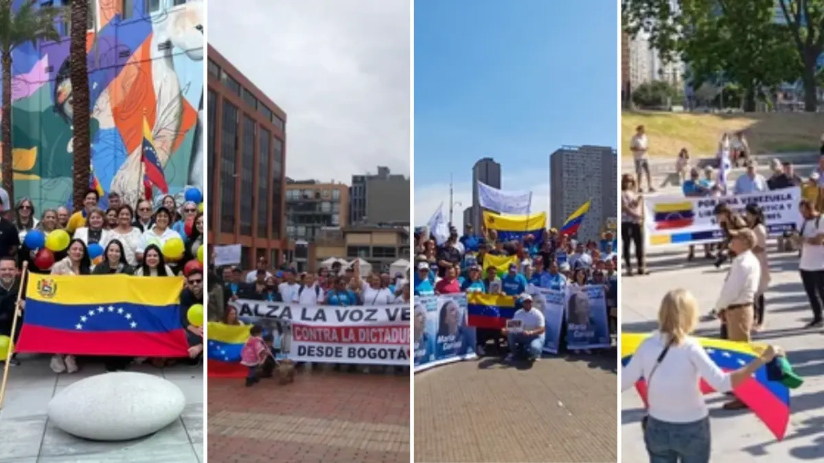 Venezolanos en todo el mundo salieron a la calle a respaldar a María Corina Machado