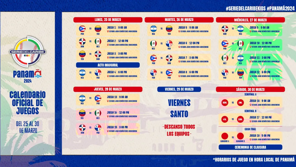 La Serie del Caribe Kids podrá verse en todo el mundo