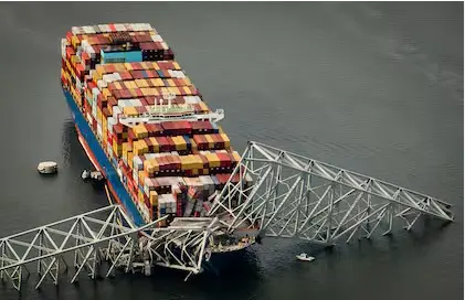 Hay mexicanos entre las víctimas del desplome del puente de Baltimore