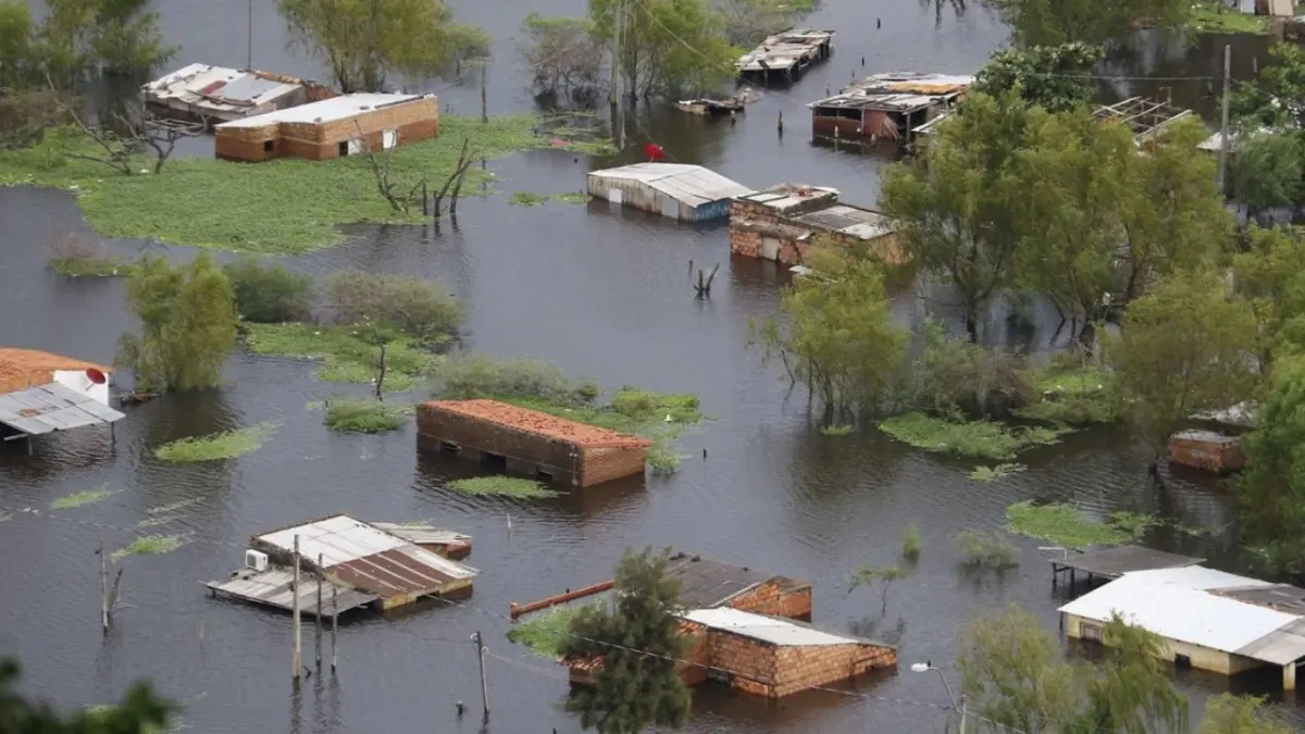 Lluvias provocan inundaciones en Paraguay y más de 1,500 familias afectadas
