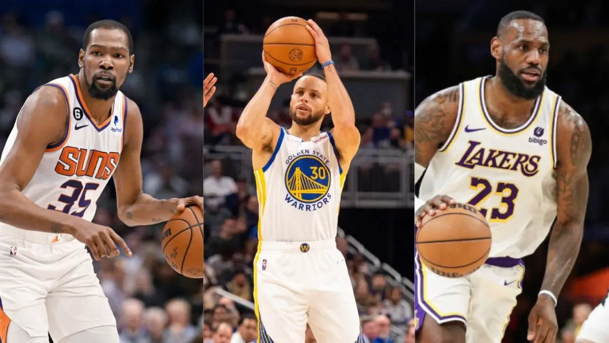 Curry, LeBron y Durant luchan por la clasificación a los Playoffs