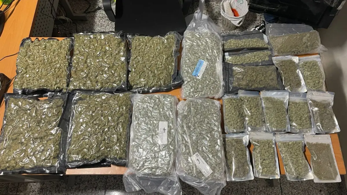 Decomisan en el AILA 23 paquetes de marihuana en procesador de computadora