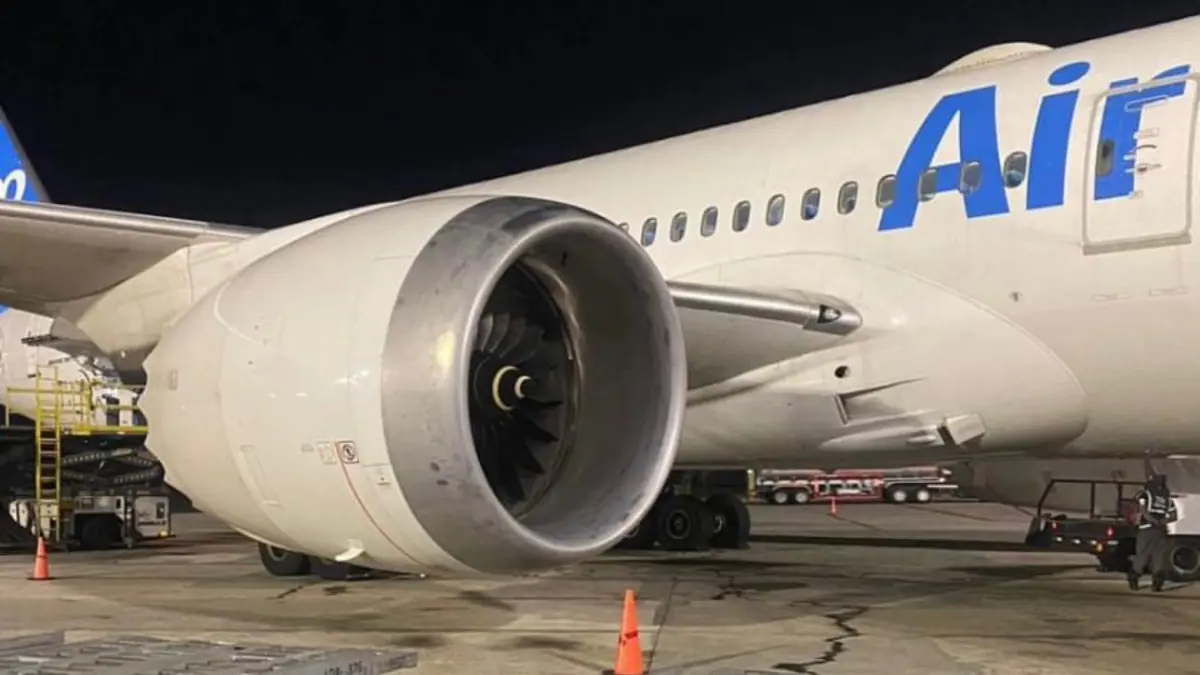 Los daños que sufrió el avión de Air Europa por desprendimiento de pista en el AILA