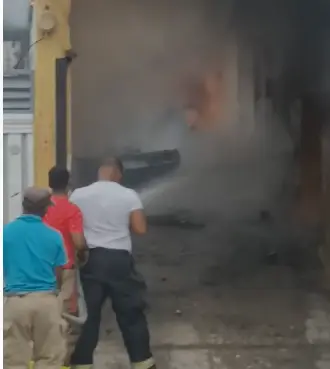 Se registra explosión en una vivienda de San Cristóbal