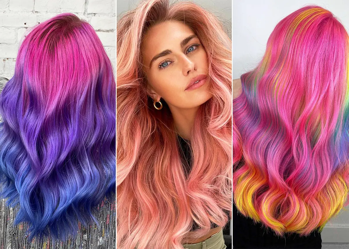 Tendencia en el uso de colores fantasía en el cabello