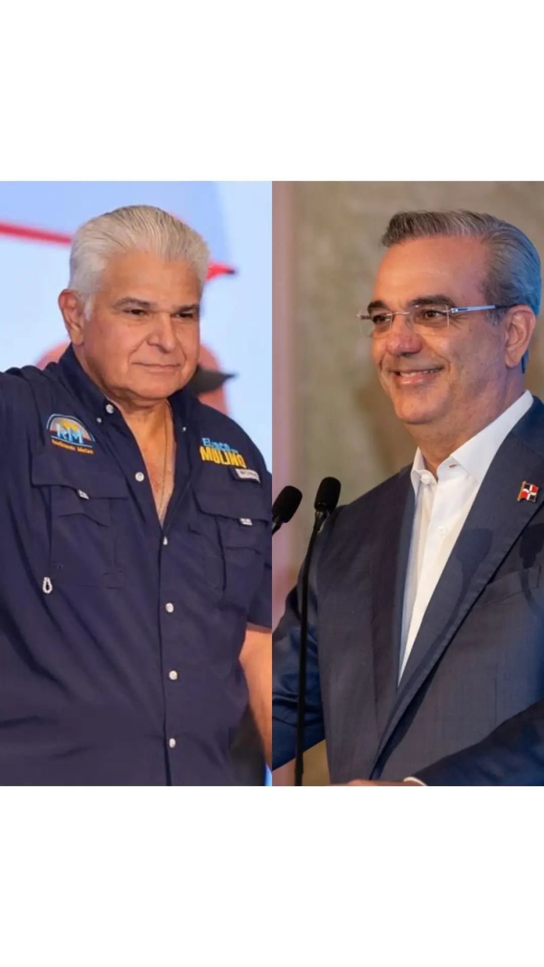 Abinader felicita a Mulino, presidente de Panamá, y confía en el trabajo conjunto de ambos países