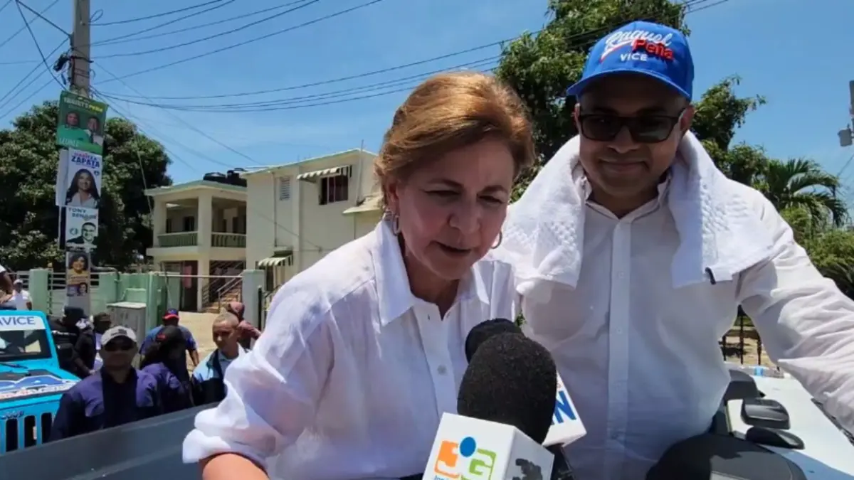 Raquel Peña encabezó en cierre de campaña del PRM en Dajabón