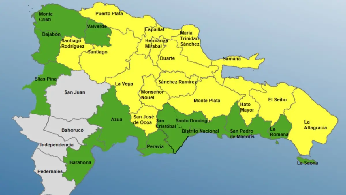 28 provincias en alerta por incidencia de onda tropical y vaguada
