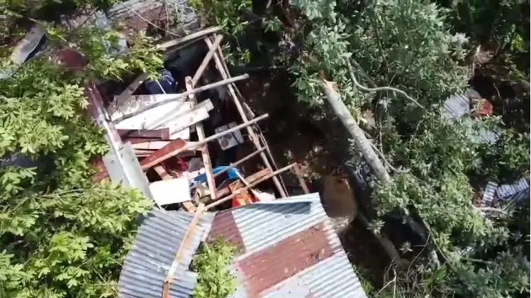 Un aproximado de 90 viviendas afectadas por ventarrón en la provincia Duarte