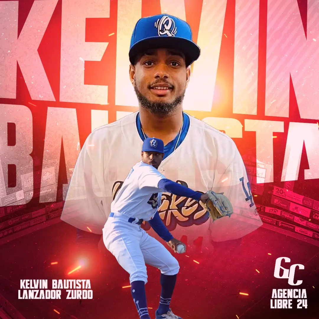 Gigantes del Cibao firman al lanzador Kelvin Bautista como agente libre