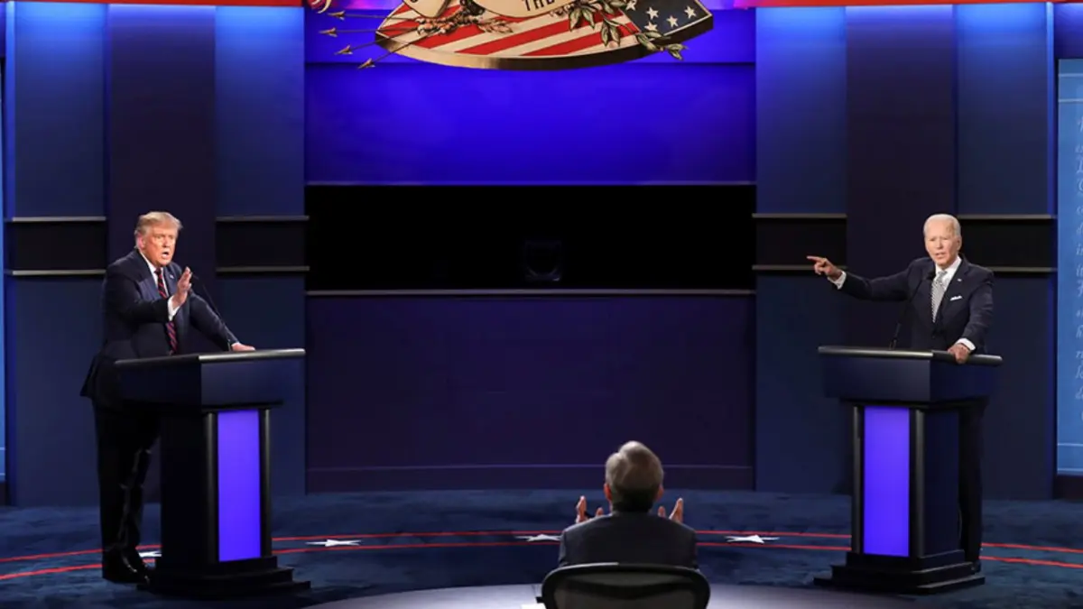 Biden y Trump atraen la audiencia más baja de un debate presidencial en 20 años
