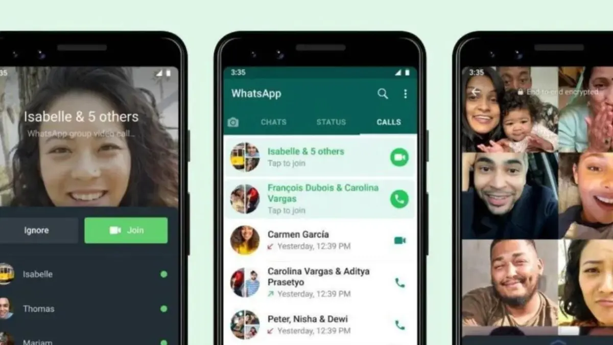 WhatsApp permitirá hasta 32 participantes en una videollamada