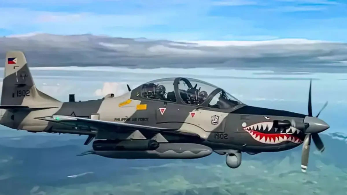 Super tucano sobrevuela frontera dominico-haitiana