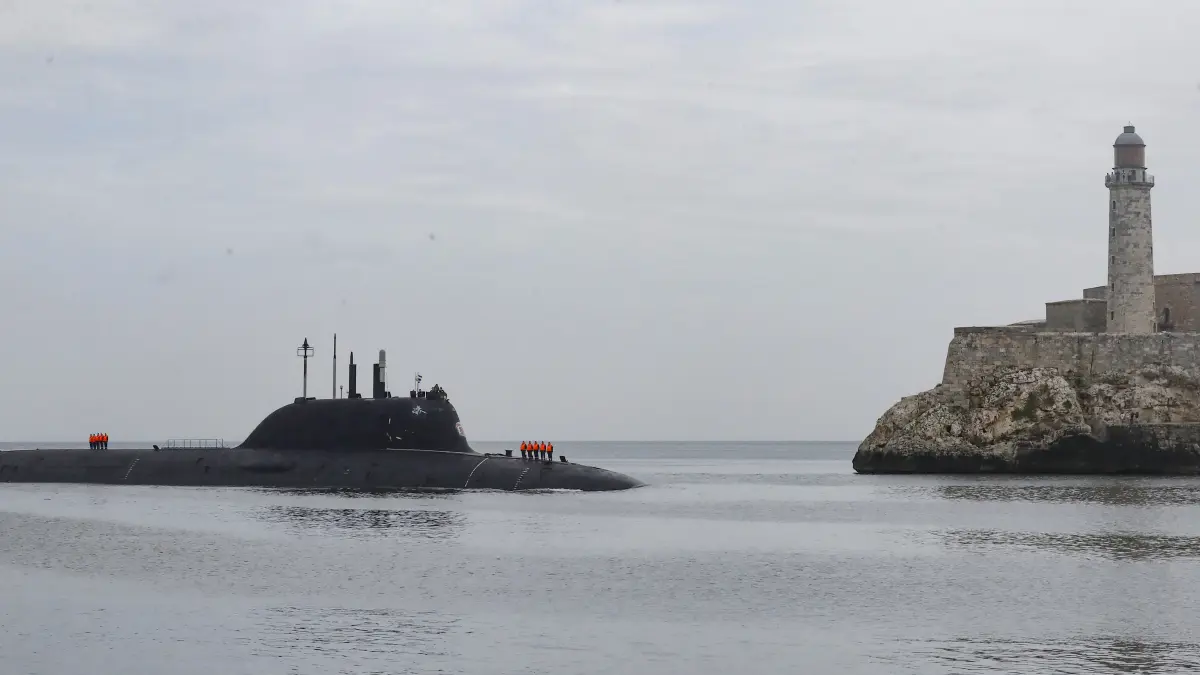 Submarino de EEUU llega a la base de Guantánamo en coincidencia con la flotilla rusa