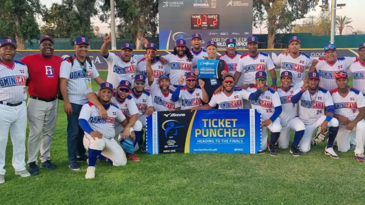 RD campeón de la primera fase del Mundial de Softbol Masculino