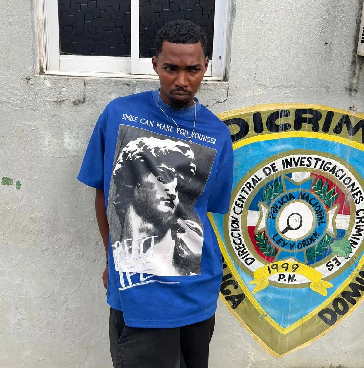 Miembros del DICRIM capturan presunto delincuente en Monte Plata