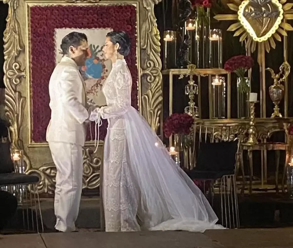 Christian Nodal y Ángela Aguilar contraen matrimonio
