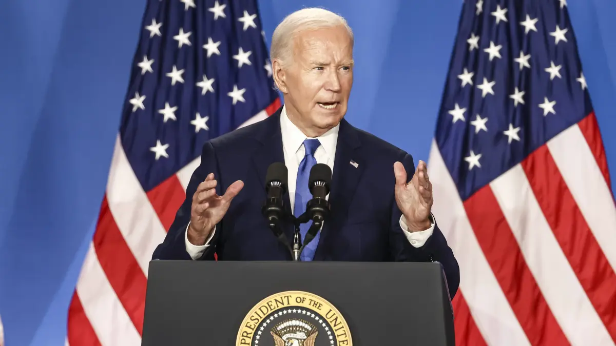 Biden asegura que los líderes de la OTAN no le piden que se retire, sino que gane a Trump