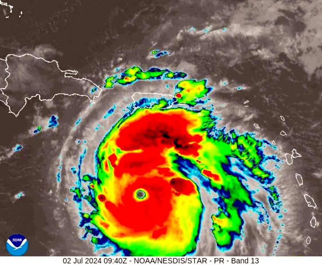 Gloria Ceballos: Huracán Beryl se encuentra a 560 kilómetros de la isla Beata
