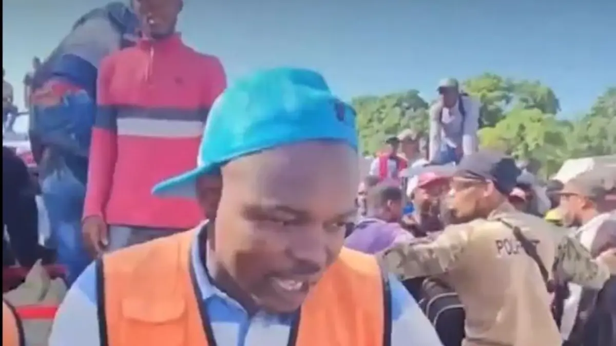 Haitianos protestan en Elías Piña tras medidas de RD ante sospecha de un brote de ántrax