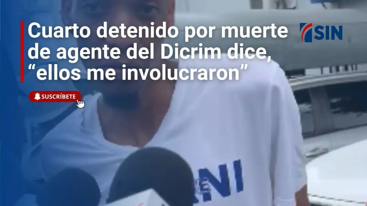 Cuarto detenido por muerte de agente del Dicrim: Ellos me involucraron”