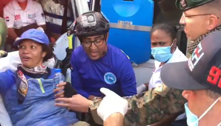 Trasladan a un centro médico a senderista Trinidad de la Cruz