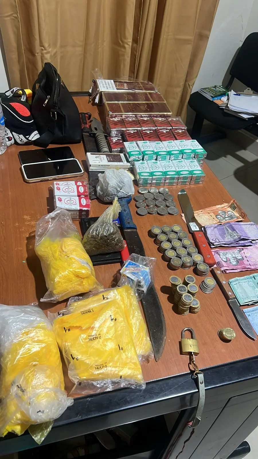 Detienen varias personas en Barahona y ocupan sustancias narcóticas